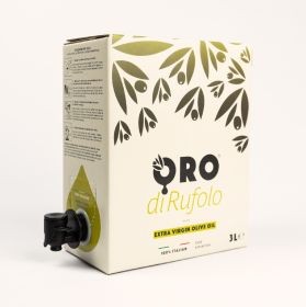 Coratina reinsortiges Olivenöl aus Apulien - Oro di Rufolo - 3 Liter Bag in Box