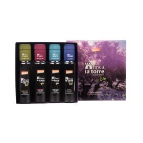 Bio Olivenöl Geschenkset - 4 sortenreine Bio Olivenöle aus Andalusien